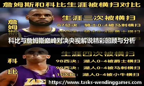 科比与詹姆斯巅峰对决央视解说精彩回顾与分析