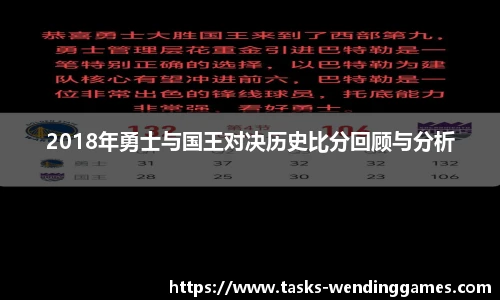 2018年勇士与国王对决历史比分回顾与分析